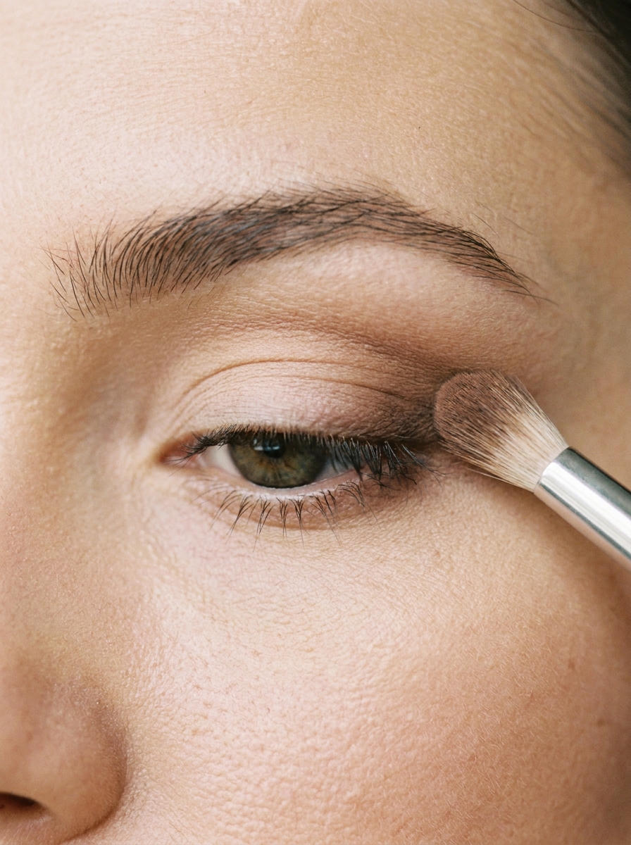 Augen mit dunklerem Ton definieren als Makeup Anleitung für Anfänger Inspiration 2026